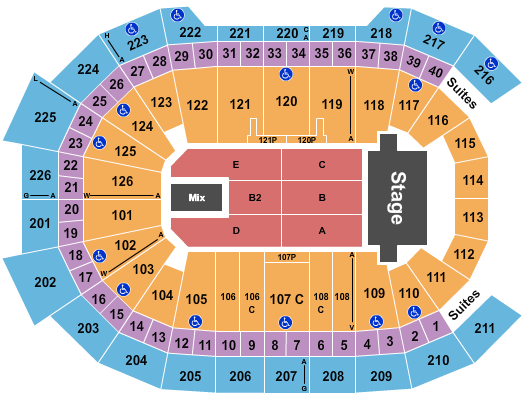 Giant Center Trans-Siberian Orchestra Seating Chart
